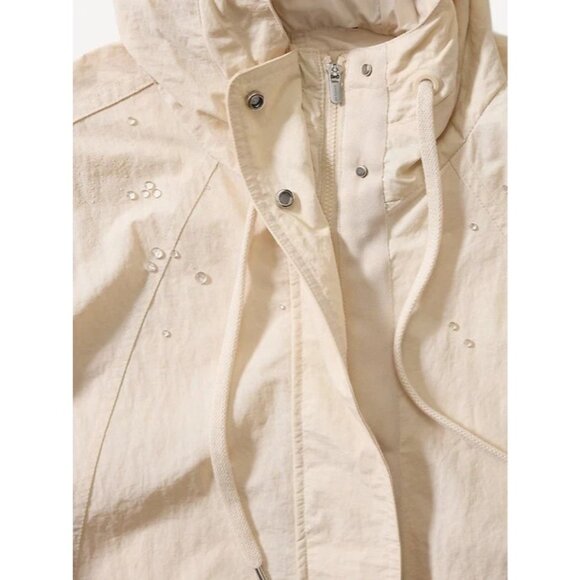 Athleta M Everywhere Anorak Jacket Bone Medium - Picture 3 of 6